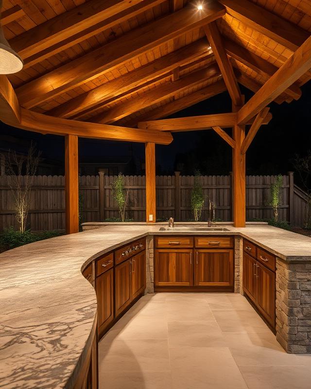 Outdoor kitchen
